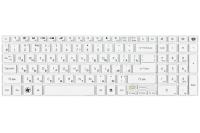 Клавиатура для ноутбука Gateway NV55S, NV57H, NV75S, белая, RU