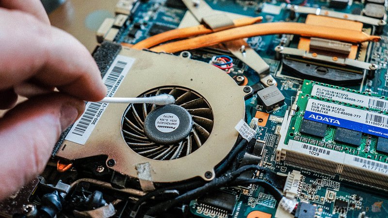 Замена кулера в ноутбуке, профилактика системы охлаждения ноутбука